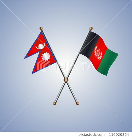 Nepal and Afghanistan flags relations Nepal and Afghanistan flags relations 116020264