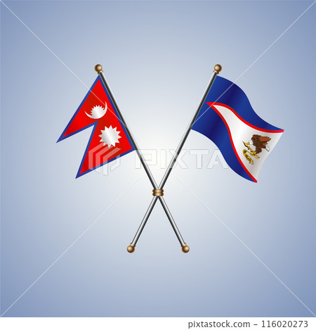 Nepal and American Samoa flags relations Nepal and American Samoa flags relations 116020273