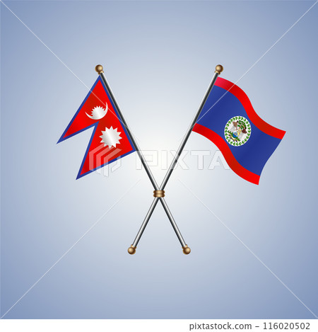 Nepal and Belize flags relations Nepal and Belize flags relations 116020502
