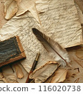 A collection of classic writing instruments 116020738