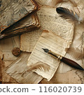 A collection of classic writing instruments 116020739
