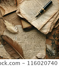 A collection of classic writing instruments 116020740