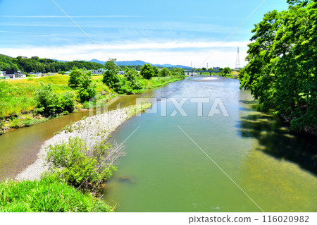 三輪橋/從天龍川下游眺望（長野縣三輪町）[2024.6] 116020982