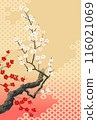 Plum, Red Plum, White Plum, Shippo, Pink 116021069