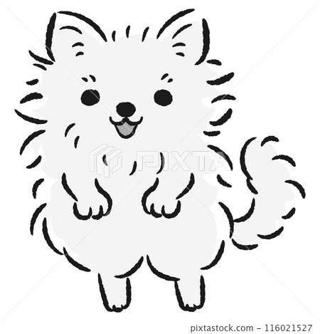 Jumping dog illustration Jumping dog illustration 116021527