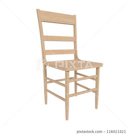Wooden Chair isolated on white background Wooden Chair isolated on white background 116021821
