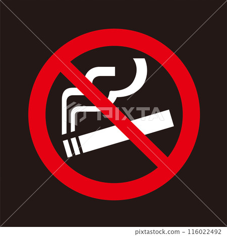 No smoking mark 116022492