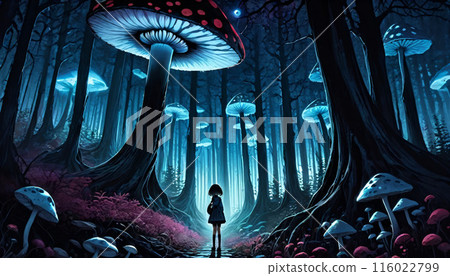 神秘的藍白色景觀 116022799