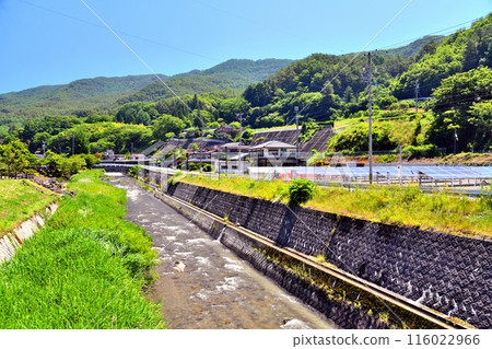 關谷橋/從藤澤河上游眺望（長野縣伊那市）[2024.6] 116022966