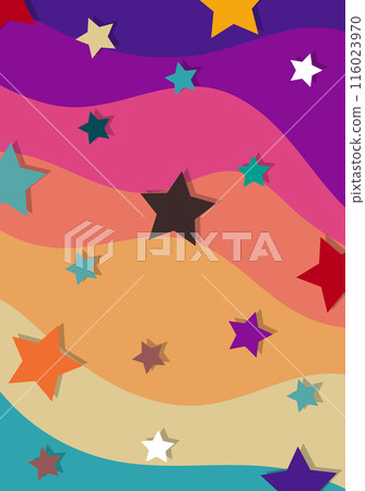 Abstract, vector illustration, colorful waves 116023970