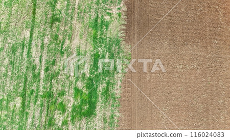 Agricultural Fileds aerial view Thailand countryside Agricultural Fileds aerial view Thailand countryside 116024083