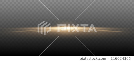 Lens flare vector illustration. Glowing spark light effect isolated on transparent background. Lens flare vector illustration. Glowing spark light effect isolated on transparent background. 116024365