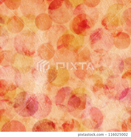 帶有雲紋理的橙色重疊圓點的抽象背景方形橫幅 116025002