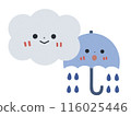多雲然後下雨圖標說明 116025446