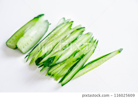 Cucumber julienne Cucumber julienne 116025609