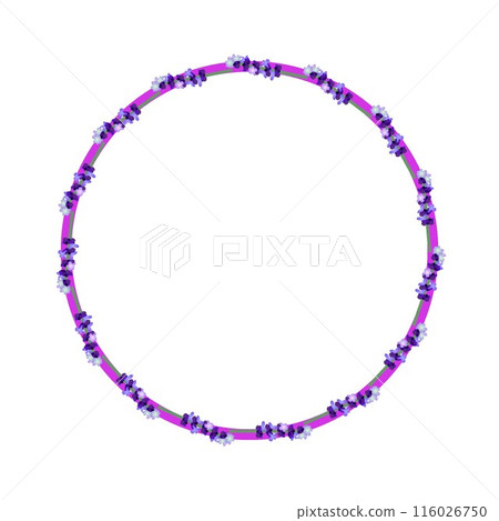 薰衣草花花環圖 薰衣草花花環圖 116026750