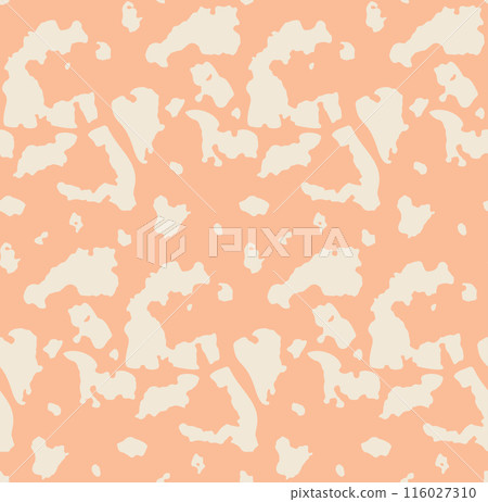 Seamless pattern with brown cow spots Seamless pattern with brown cow spots 116027310