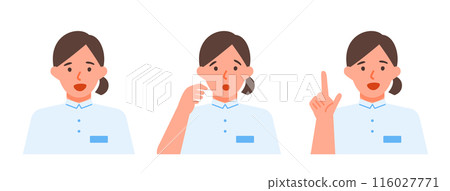 Illustration of problem solving for women working in a care facility Problem solving 116027771