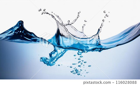 Water at the moment of splashing Water at the moment of splashing 116028088