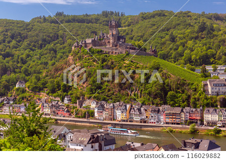 Cochem Town and Reichsburg Castle, Germany 116029882