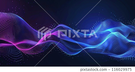 Abstract blue and purple background. Created with Generative AI 116029975