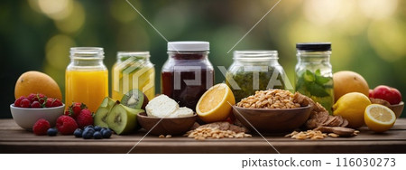 Keto diet and food items for it. Vegetables and fruits, diet burgers. 116030273