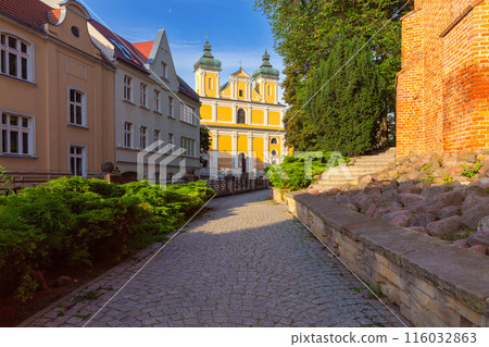 Church of St. Anthony of Padua in Poznan at dawn 116032863