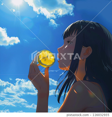 Refreshing Summer Lemon 116032935