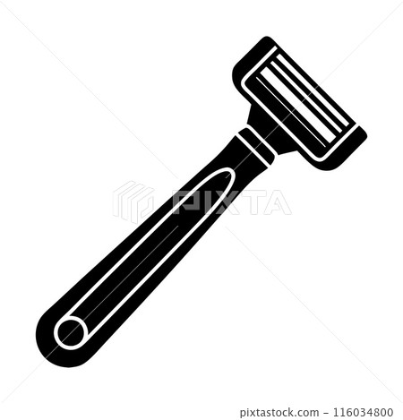 A black and white image of a toothbrush A black and white image of a toothbrush 116034800