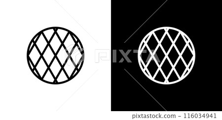 簡單的瓜麵包線圖標 116034941