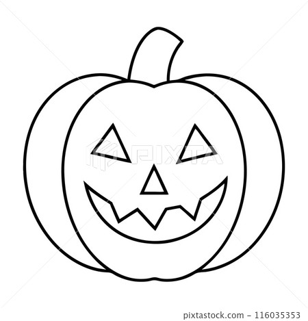 A pumpkin with a smiley face drawn on it 116035353