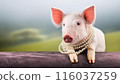 AI-generated | Image of pearls before swine | Image of waste and waste 116037259