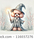 A magical dog wizard 116037276
