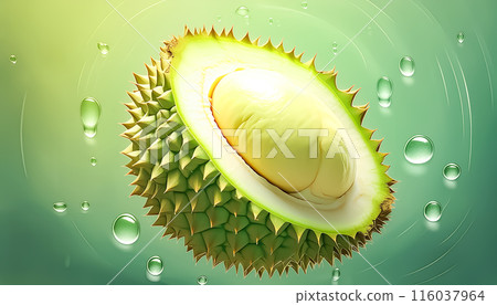CG插畫榴槤圖像插畫 CG插畫榴槤圖像插畫 116037964