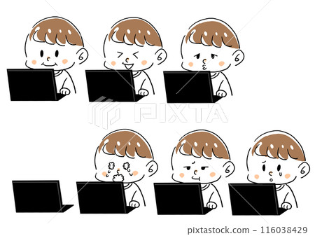Person using a laptop Person using a laptop 116038429