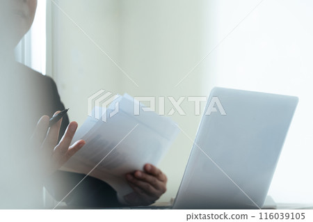 A professional man explaining A professional man explaining 116039105