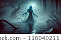 黑夜中沼澤中出現的怪物 116040211
