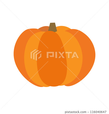 Simple and cute pumpkin illustration 116040647