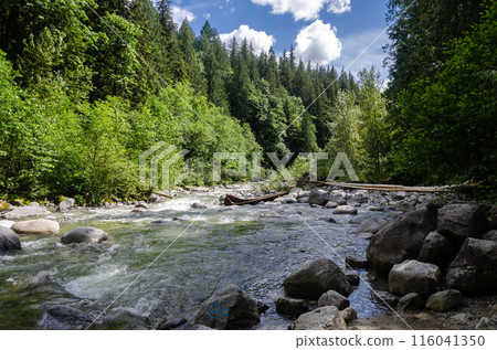 Kettle River near Cascade Falls located Northeast of Mission, British Columbia, Canada 116041350