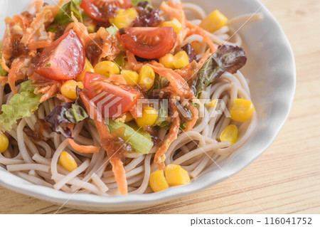 夏天的味道－蕎麥麵沙拉 116041752