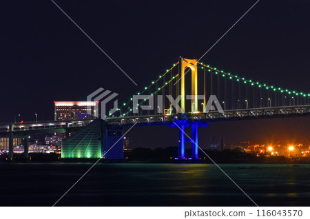 從竹芝碼頭看到的彩虹橋 116043570