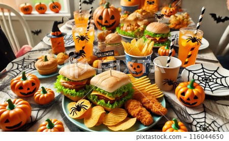 Cute decorations for Halloween parties 116044650