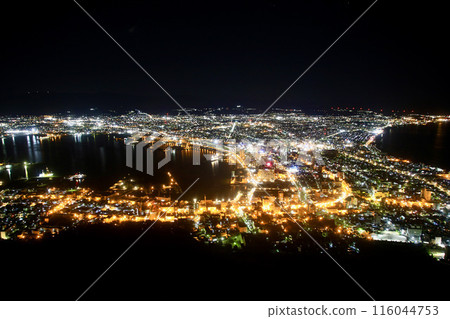View/night view from Mt. Hakodate (Hakodate City, Hokkaido) View/night view from Mt. Hakodate (Hakodate City, Hokkaido) 116044753