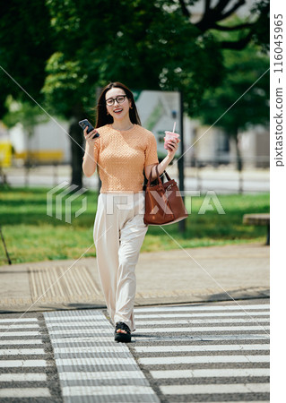 Young woman commuting Young woman commuting 116045965