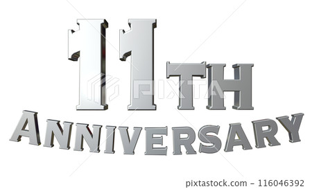3DCG角色「11th Anniversary/11週年」銀、銀 116046392