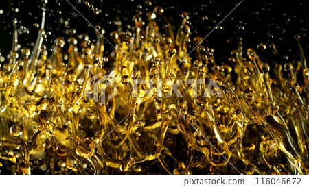 Abstract Oil Waves Splashing. Abstract Oil Waves Splashing. 116046672