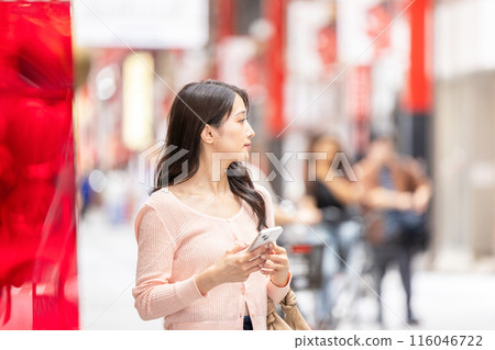  Casual business woman 116046722