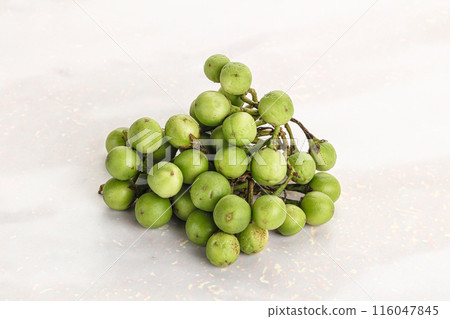 Raw ripe wild pea eggplant 116047845