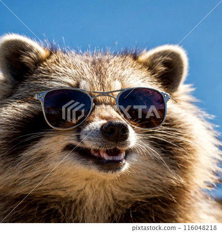 戴著墨鏡的貉 戴著墨鏡的貉 116048218
