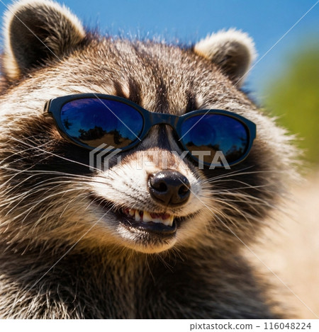 戴著墨鏡的貉 戴著墨鏡的貉 116048224